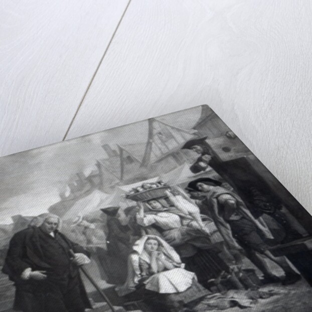 Dr. Johnson doing penance in the market place of Uttoxeter, 1869 by Eyre Crowe