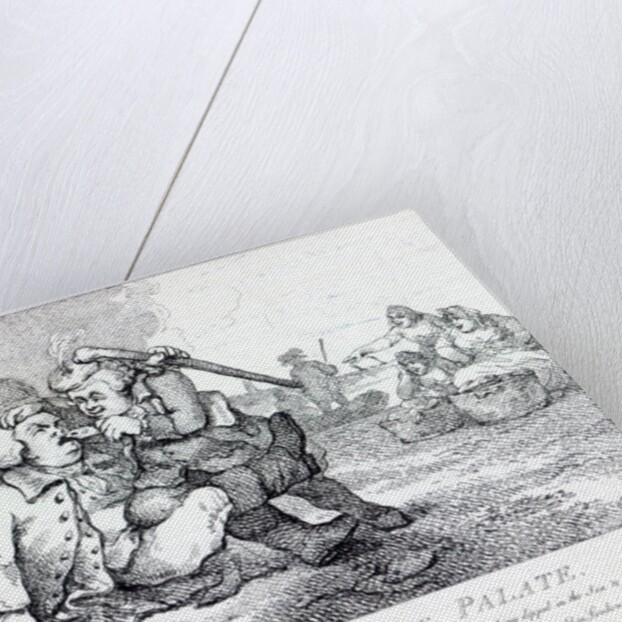 Scottifying the Palate from 'Picturesque Beauties of Boswell, Part the First', etched by Thomas Rowlandson, 1786 by Samuel (after) Collings