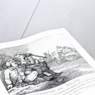 Scottifying the Palate from 'Picturesque Beauties of Boswell, Part the First', etched by Thomas Rowlandson, 1786 by Samuel (after) Collings