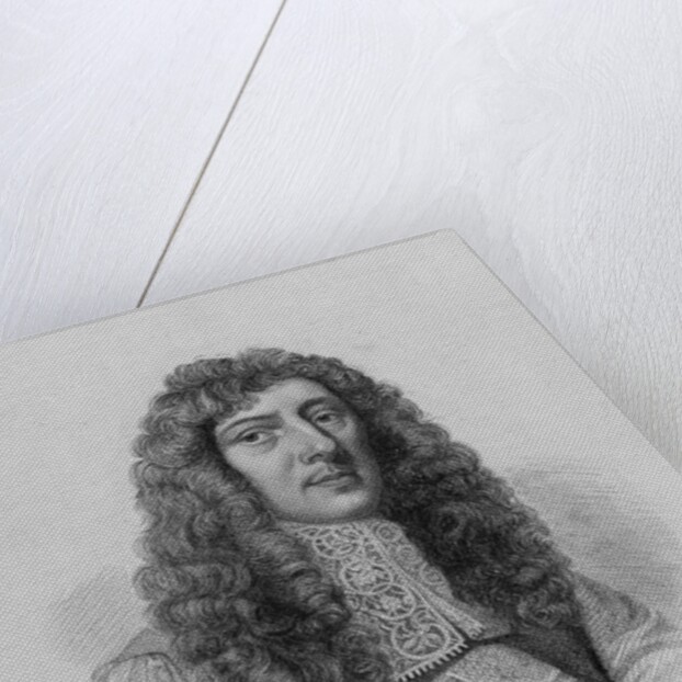 John Aubrey by William (after) Faithorne