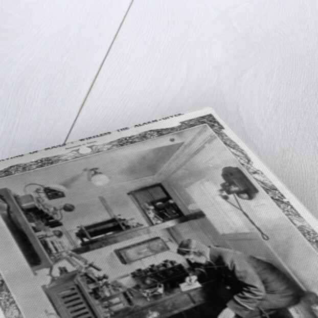 As Aboard the Wrecked 'Titanic': The Wireless-Telegraphy Room of an Atlantic Liner by English Photographer
