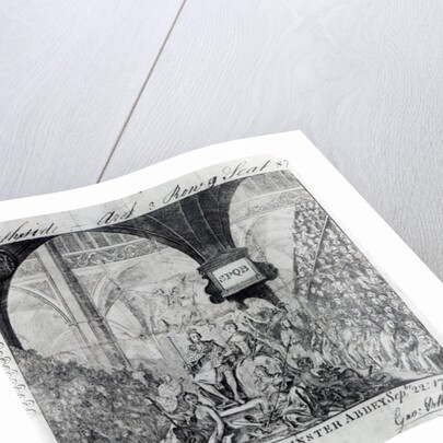 Ticket for the Coronation of George III at Westminster Abbey, September 22nd 1761 by English School