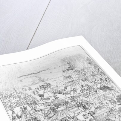 The Encampment of King Henry VIII at Marquison, July 1544, etched by James Basire, 1788 by Samuel Hieronymous Grimm