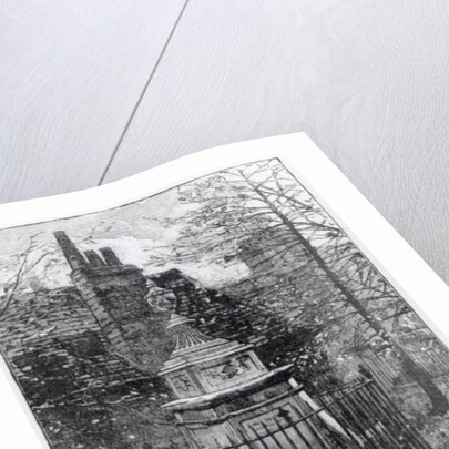 Hogarth's tomb in Chiswick Churchyard by English School