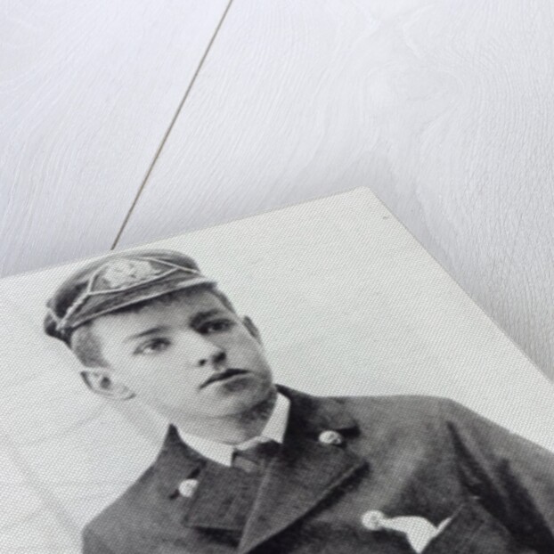 Ernest Shackleton, aged 16, wearing his White Star Line uniform, 1890 by English Photographer