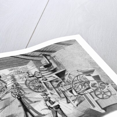 Various types of Agricultural Machinery by English School