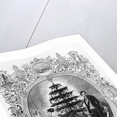 Christmas Tree at Windsor Castle, 1848 by J.L. Williams