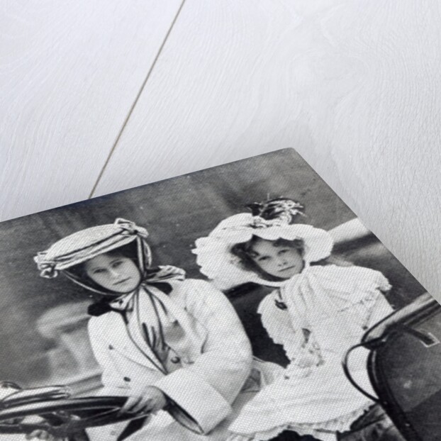Millicent, Duchess of Sutherland and her daughter at the first meeting of the Ladies Automobile Club, 1903 by English Photographer