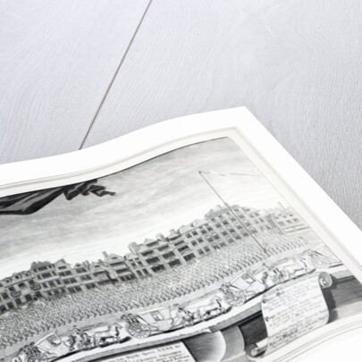 View of the Charity Children in the Strand, 7th July 1713, print made in 1715 by George Vertue