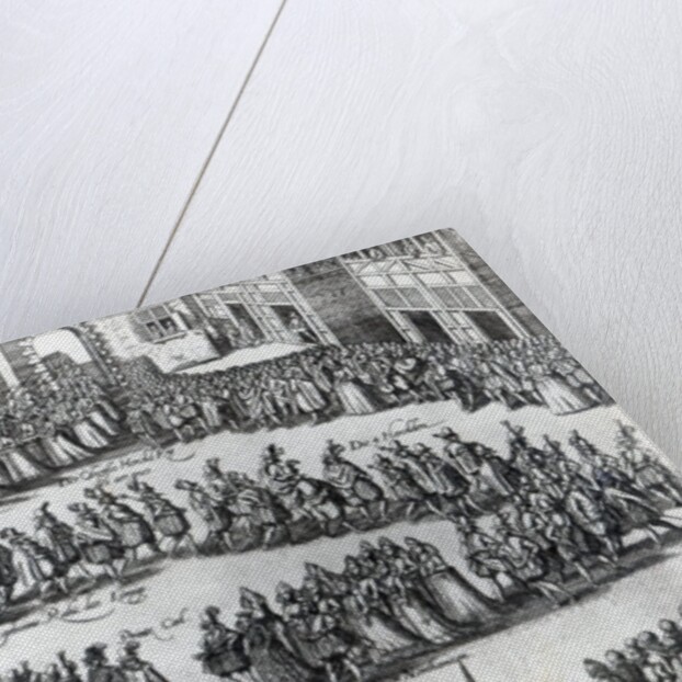 Procession for the wedding of Frederick V, Elector Palatine and Princess Elizabeth, c.1613 by Abraham Hogenberg