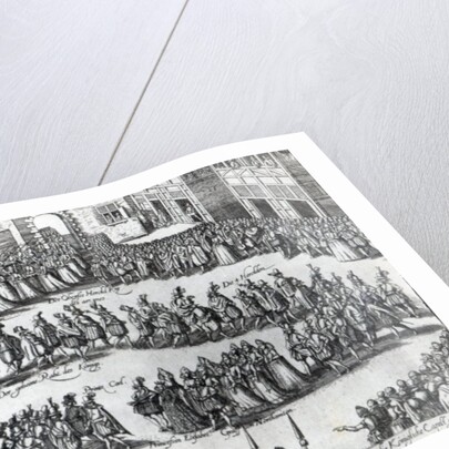Procession for the wedding of Frederick V, Elector Palatine and Princess Elizabeth, c.1613 by Abraham Hogenberg