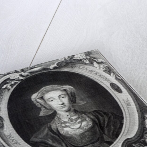 Anne of Cleves, engraved by Jacobus Houbraken, 1740 by Hans (after) Holbein the Younger