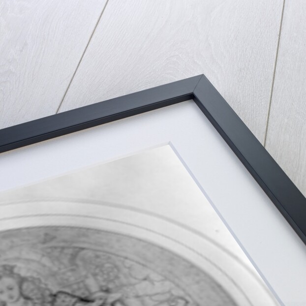 Design for the obverse of Queen Elizabeth I's Great Seal of Ireland, c.1584 by Nicholas Hilliard