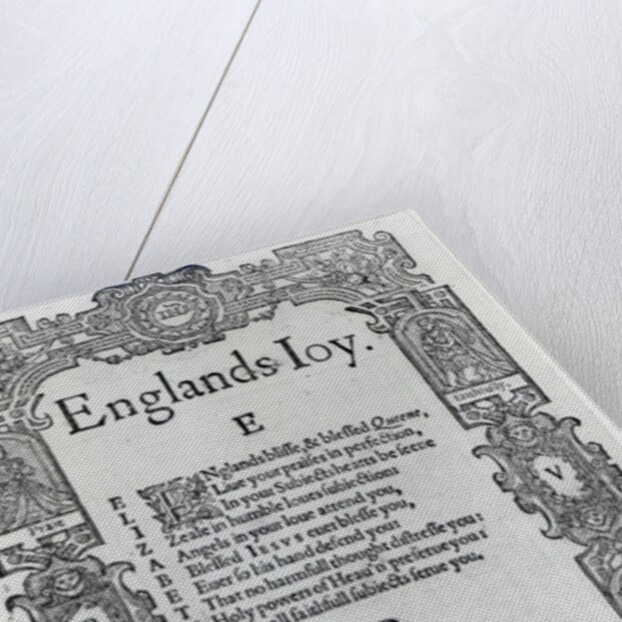 England's Joy by Richard Vennar, c.1602 by English School