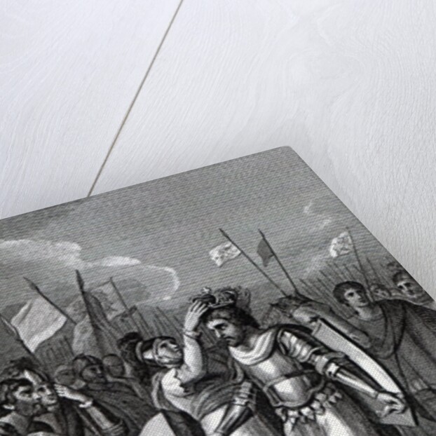 The Earl of Richmond chosen King after the Battle of Bosworth by English School