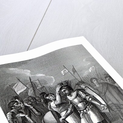 The Earl of Richmond chosen King after the Battle of Bosworth by English School