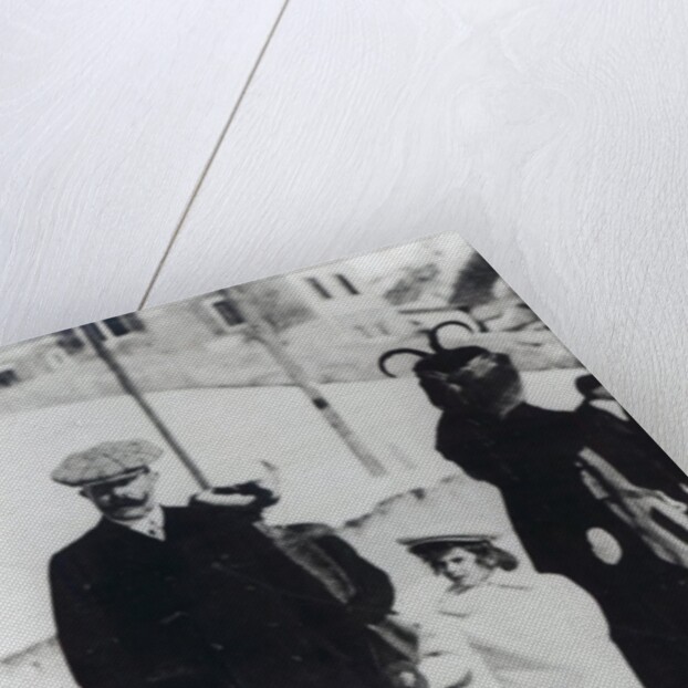 Archduke Franz Ferdinand of Austria with one of his children by Photographer Austrian