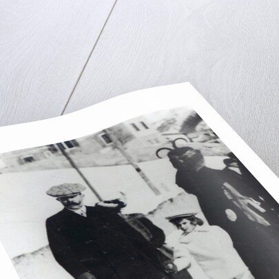 Archduke Franz Ferdinand of Austria with one of his children by Photographer Austrian