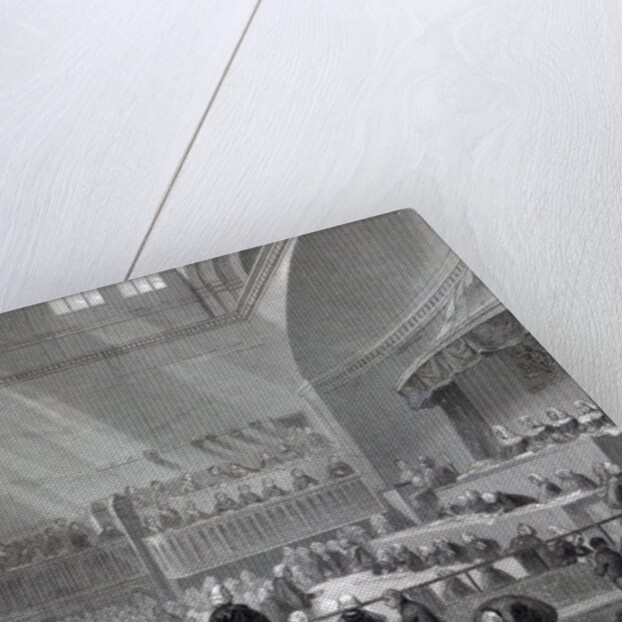 Daniel O'Connell standing trial in 1844 by English School