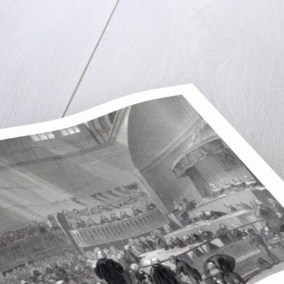 Daniel O'Connell standing trial in 1844 by English School