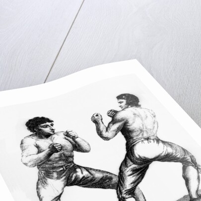 Boxing Match Between Daniel Mendoza and Richard Humphreys, 29th September 1790 by Charles Reuben Ryley