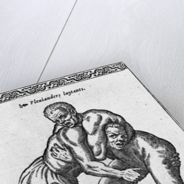 Turkish Wrestlers by French School