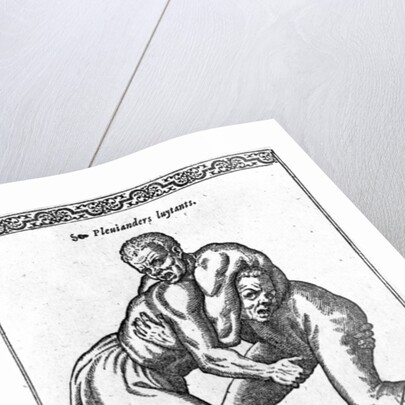 Turkish Wrestlers by French School