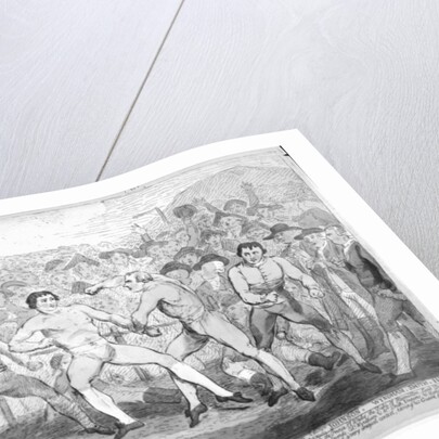 Boxing match between Thomas Futrell and John Jackson, June 9th 1788 by James Gillray