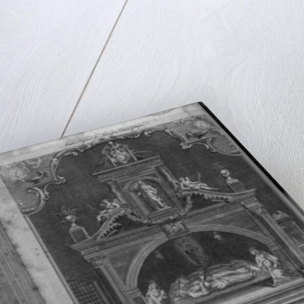 The Monument to Henry II and Richard I in Fontevrault Abbey by Hubert Gravelot