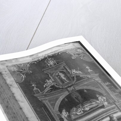 The Monument to Henry II and Richard I in Fontevrault Abbey by Hubert Gravelot