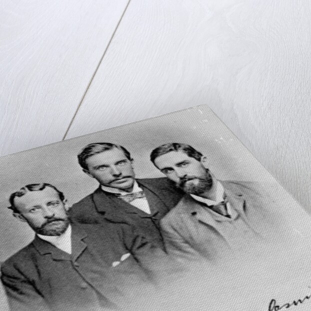 E.J. Glave, W.G. Parminter, Herbert Ward and Roger Casement by English Photographer