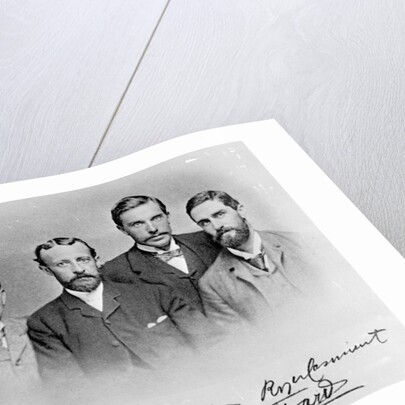 E.J. Glave, W.G. Parminter, Herbert Ward and Roger Casement by English Photographer