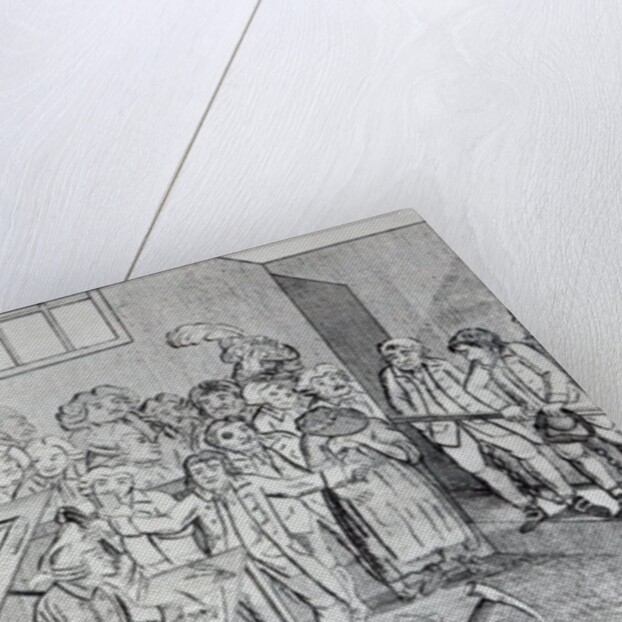 A Bond and Judgement, Sir John Fielding presiding over the Bow Street Court, 1779 by English School