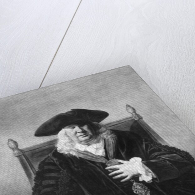 Sir John Fielding, engraved by William Dickinson, 1778 by Rev. Matthew William (after) Peters