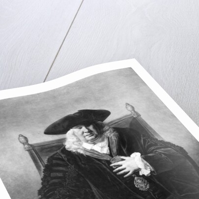 Sir John Fielding, engraved by William Dickinson, 1778 by Rev. Matthew William (after) Peters