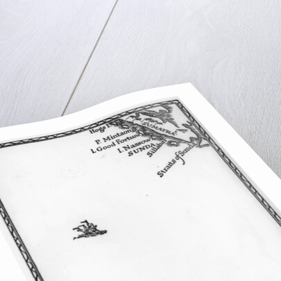 Map of Lilliput and Blefuscu by English School