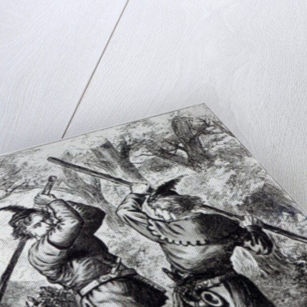 Robin Hood and Little John by English School