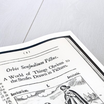Introduction to 'Orbis Sensualium Pictus' by Comenius by English School