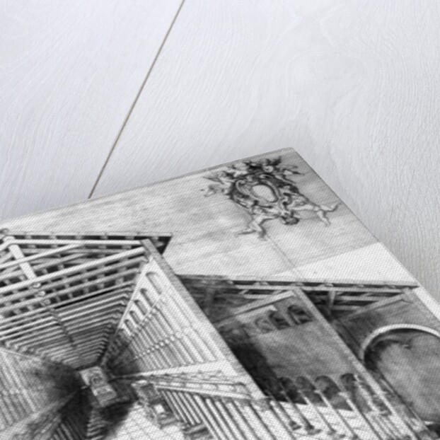 Interior of Old St.Peter's, Rome by English School