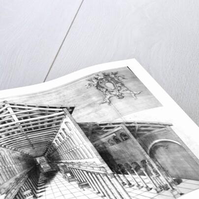 Interior of Old St.Peter's, Rome by English School