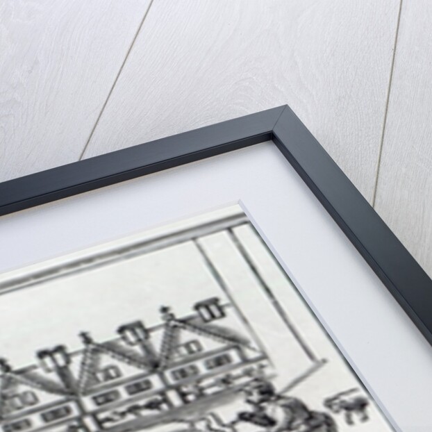 Escheape Market, after an original drawing from c.1598 by English School