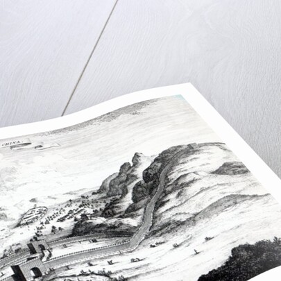 View of the Great Wall on the side where the Ambassador entered China by English School