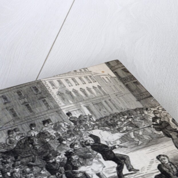 A Belfast Riot by English School