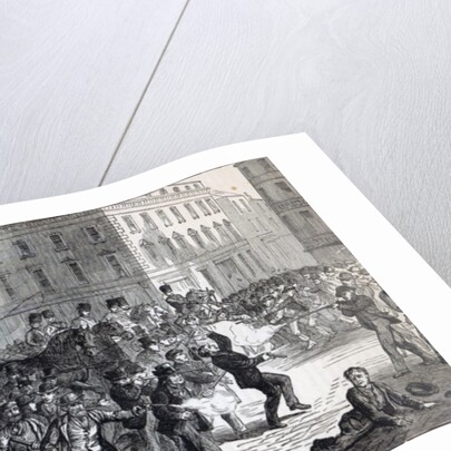 A Belfast Riot by English School