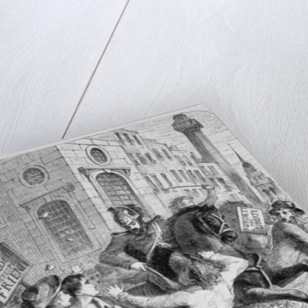 Burdett Riot, 1810 by English School