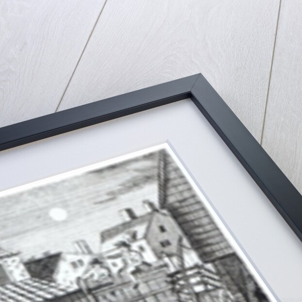 Edward Lowe and his companions setting fire to the inn on Aldersgate Street and plundering the houses, May 16th 1790 by English School