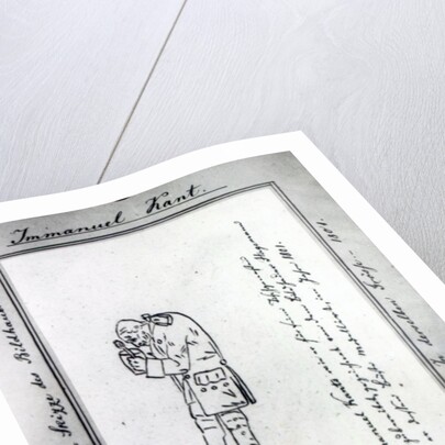 Kant mixing mustard, 1801 by Friedrich Hagemann