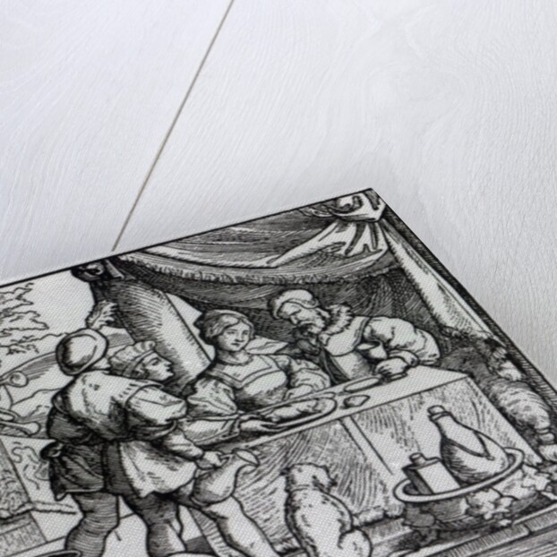 The Parable of Lazarus and Dives by German School