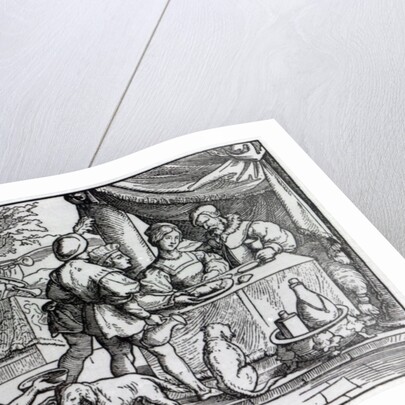 The Parable of Lazarus and Dives by German School