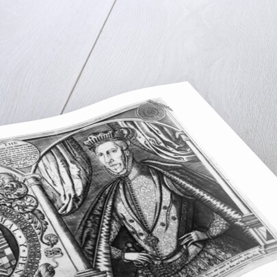 Thomas Howard, 4th Duke of Norfolk and his coat of arms, 1616 by Renold Elstrack